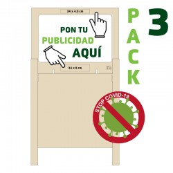 PACK 3 Mamparas Altas...