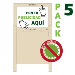 PACK 5 Mamparas Altas...