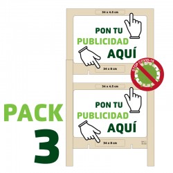 PACK 3 Mamparas Dobles...